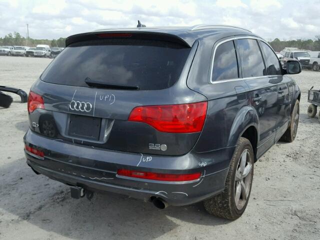 WA1EY74L98D063477 - 2008 AUDI Q7 3.6 QUA GRAY photo 4