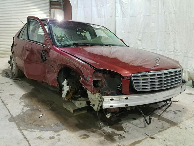 1G6KD54Y14U132261 - 2004 CADILLAC DEVILLE RED photo 1