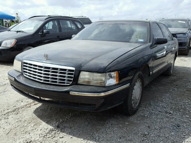 1G6KE54YXXU726073 - 1999 CADILLAC DEVILLE DE BLACK photo 2