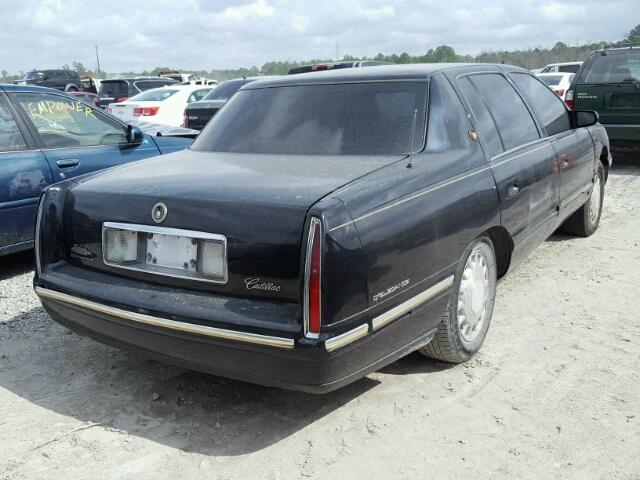 1G6KE54YXXU726073 - 1999 CADILLAC DEVILLE DE BLACK photo 4