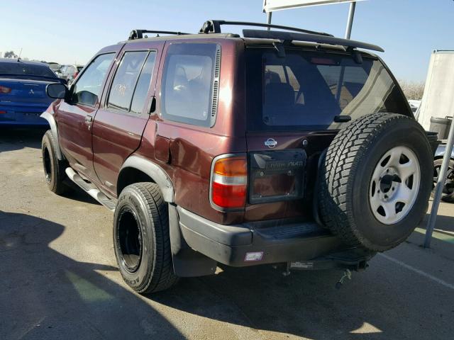 JN8AR05Y9TW047154 - 1996 NISSAN PATHFINDER MAROON photo 3