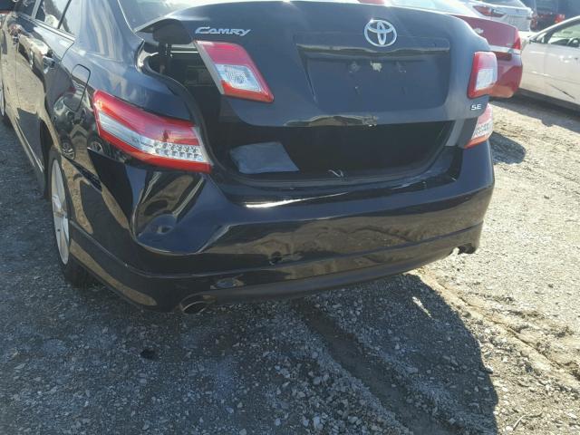 4T1BF3EK0BU229241 - 2011 TOYOTA CAMRY BASE BLACK photo 9