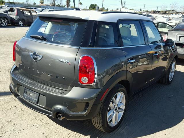 WMWZC5C57EWP35661 - 2014 MINI COOPER S C GRAY photo 4