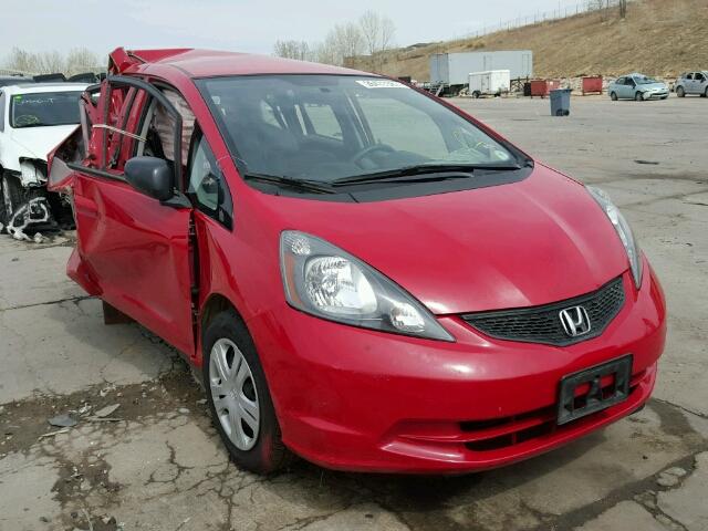 JHMGE8G20AC033617 - 2010 HONDA FIT RED photo 1