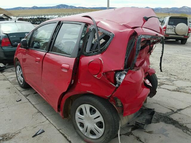 JHMGE8G20AC033617 - 2010 HONDA FIT Կարմիր լուսանկար 3