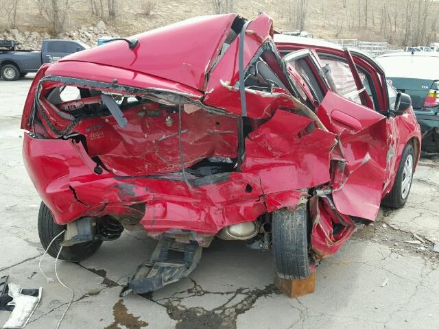 JHMGE8G20AC033617 - 2010 HONDA FIT Կարմիր լուսանկար 4