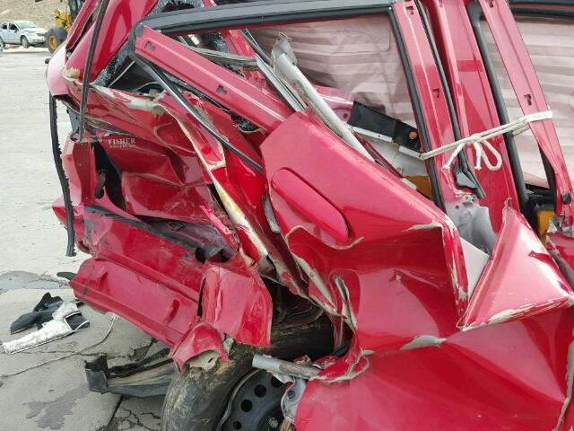 JHMGE8G20AC033617 - 2010 HONDA FIT Կարմիր լուսանկար 6