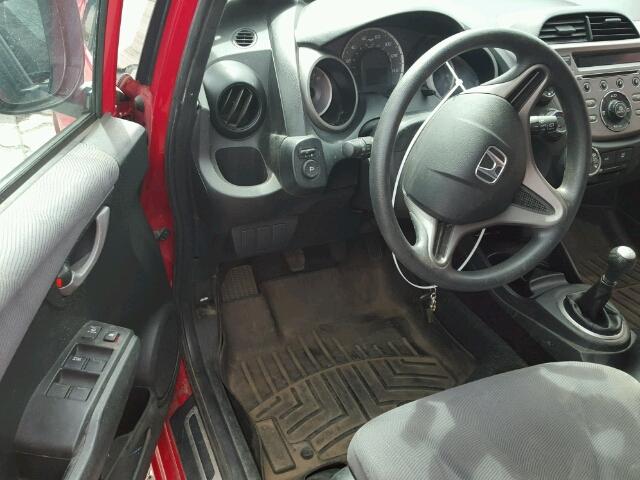 JHMGE8G20AC033617 - 2010 HONDA FIT Կարմիր լուսանկար 9