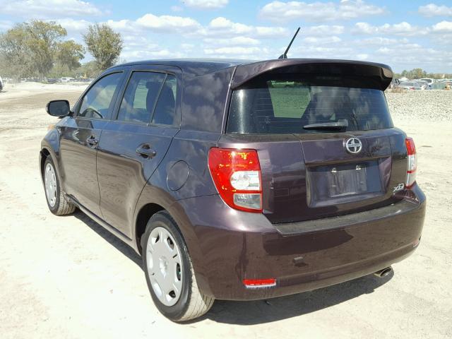 JTKKU4B4XC1025256 - 2012 TOYOTA SCION XD PURPLE photo 3