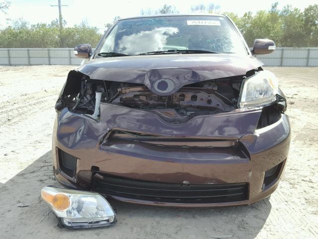 JTKKU4B4XC1025256 - 2012 TOYOTA SCION XD PURPLE photo 9