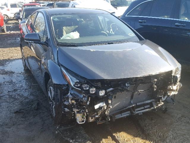 JTDKARFP0H3038160 - 2017 TOYOTA PRIUS PRIM ნაცრისფერი ფოტო 1