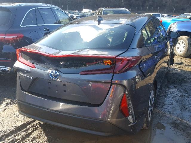 JTDKARFP0H3038160 - 2017 TOYOTA PRIUS PRIM ნაცრისფერი ფოტო 4