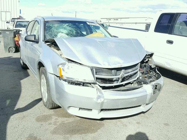 1B3LC46K88N256181 - 2008 DODGE AVENGER SE SILVER photo 1