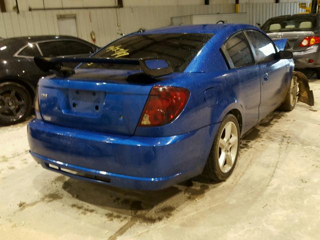 1G8AY14P54Z213970 - 2004 SATURN ION REDLIN BLUE photo 4
