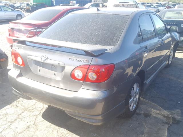 1NXBR32E98Z949880 - 2008 TOYOTA COROLLA CE GRAY photo 4