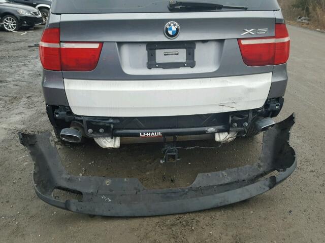 5UXFE83577LZ38957 - 2007 BMW X5 4.8I GRAY photo 9