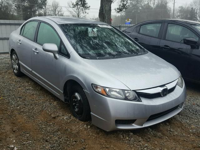 2HGFA16539H518131 - 2009 HONDA CIVIC LX SILVER photo 1