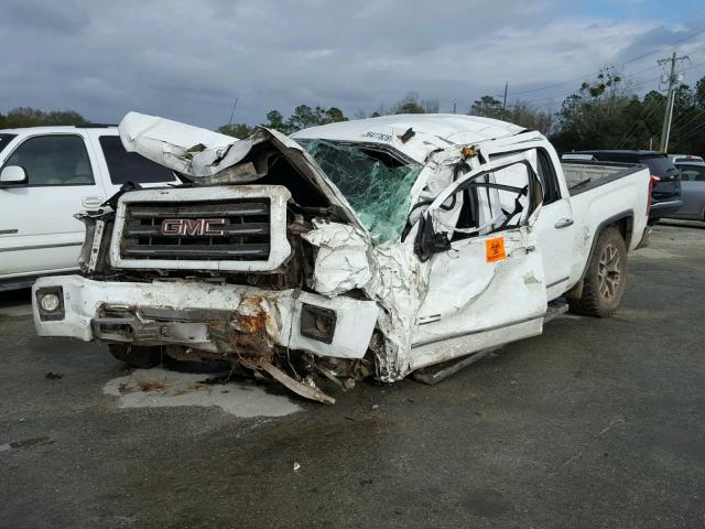 3GTU2VEJ6EG424425 - 2014 GMC SIERRA K15 WHITE photo 2