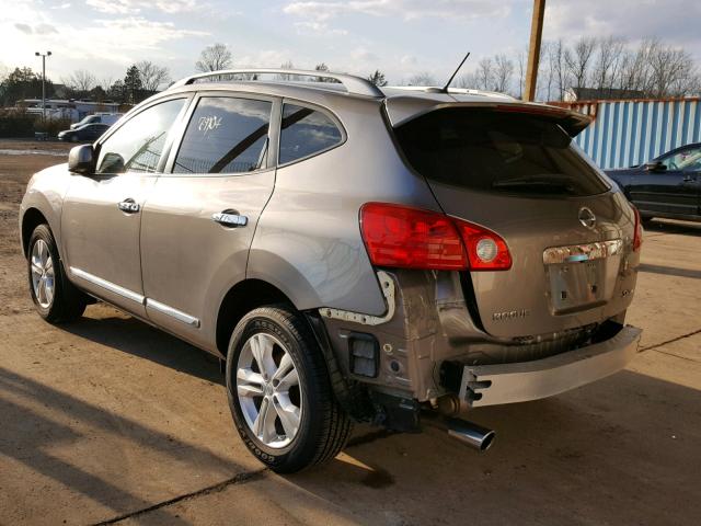 JN8AS5MV4CW705956 - 2012 NISSAN ROGUE S GRAY photo 3