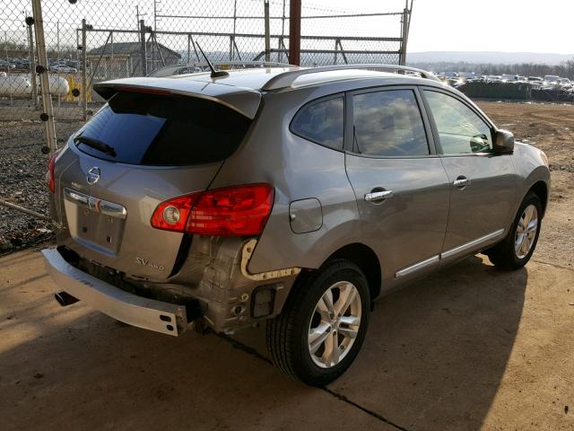 JN8AS5MV4CW705956 - 2012 NISSAN ROGUE S GRAY photo 4