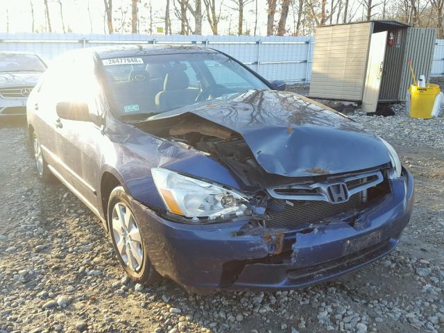 1HGCM55334A134472 - 2004 HONDA ACCORD LX BLUE photo 9