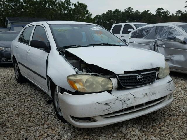 1NXBR32E16Z752201 - 2006 TOYOTA COROLLA CE WHITE photo 1