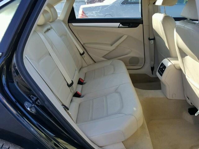 1VWBP7A32DC013520 - 2013 VOLKSWAGEN PASSAT SE BLACK photo 6