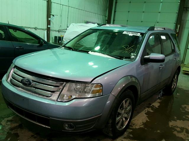 1FMDK05WX8GA33711 - 2008 FORD TAURUS X S BLUE photo 2