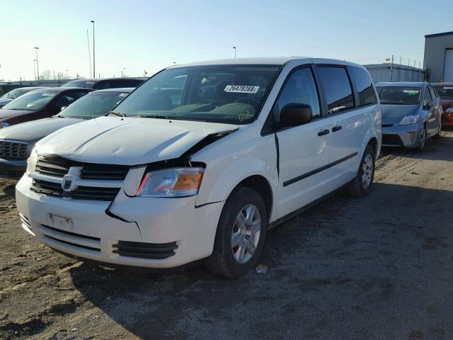 1D8HN44H88B106256 - 2008 DODGE GRAND CARA WHITE photo 2