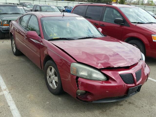 2G2WS542251232533 - 2005 PONTIAC GRAND PRIX MAROON photo 1