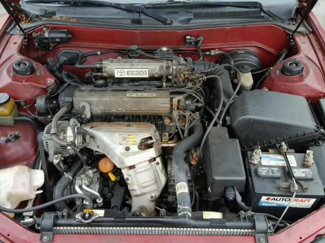 4T1SK12E0RU453327 - 1994 TOYOTA CAMRY LE BURGUNDY photo 7