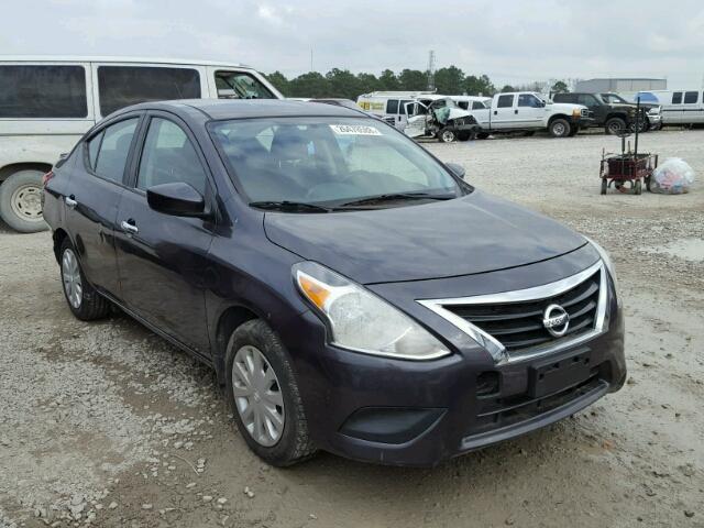 3N1CN7AP4FL906301 - 2015 NISSAN VERSA S GRAY photo 1