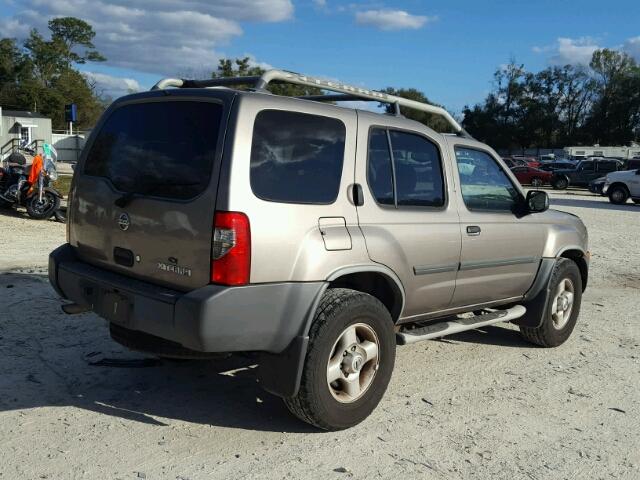 5N1ED28T73C662211 - 2003 NISSAN XTERRA XE BEIGE photo 4