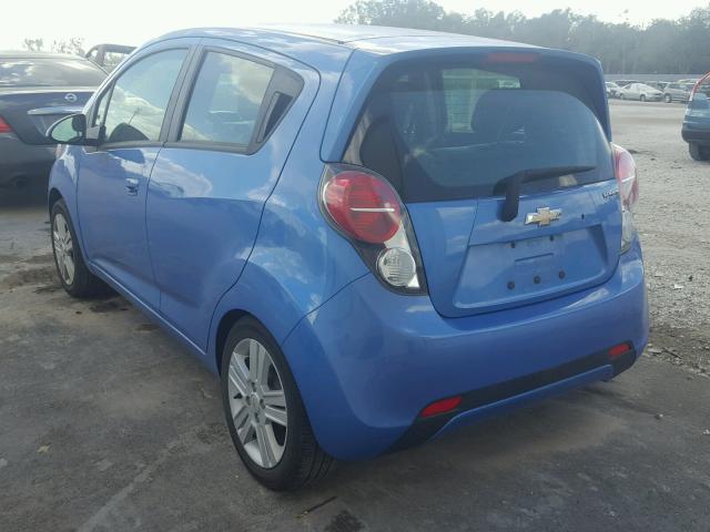 KL8CD6S93FC736320 - 2015 CHEVROLET SPARK 1LT Синий фото 3