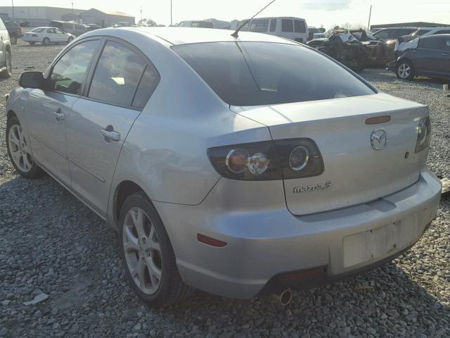 JM1BK32F491209836 - 2009 MAZDA 3 I GRAY photo 3