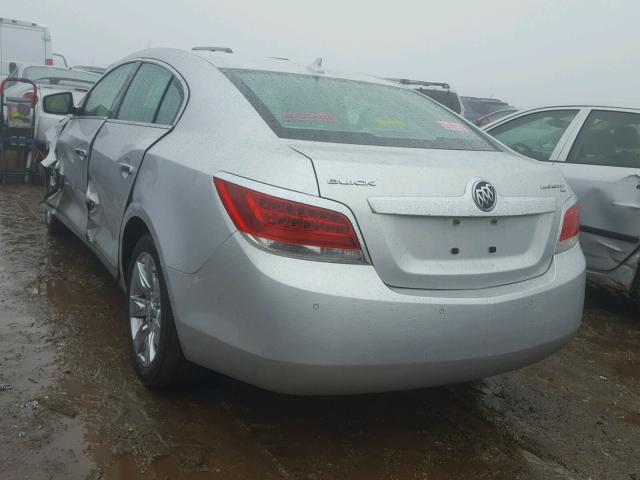 1G4GC5EG3AF217447 - 2010 BUICK LACROSSE C SILVER photo 3