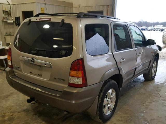 4F2YU08171KM26164 - 2001 MAZDA TRIBUTE LX GOLD photo 4