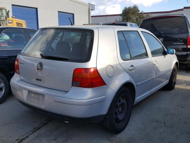 WVWGC21J6YW527865 - 2000 VOLKSWAGEN GOLF GLS SILVER photo 4