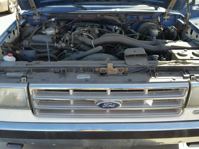 1FTHX25H8KKA35661 - 1989 FORD F250 BLUE photo 7