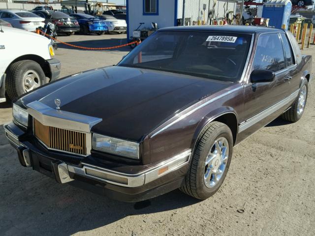 1G6EL1154JU626483 - 1988 CADILLAC ELDORADO BROWN photo 2