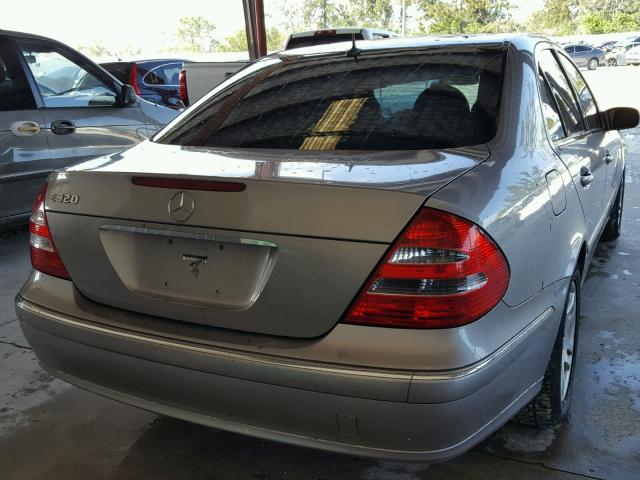 WDBUF65J03A325801 - 2003 MERCEDES-BENZ E 320 GOLD photo 4