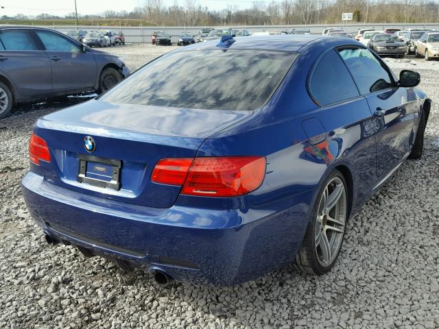 WBAKG1C51DJ217927 - 2013 BMW 335 I SULE BLUE photo 4