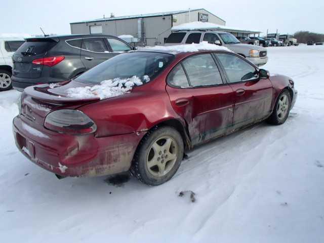 1G2WK52J11F268985 - 2001 PONTIAC GRAND PRIX RED photo 4