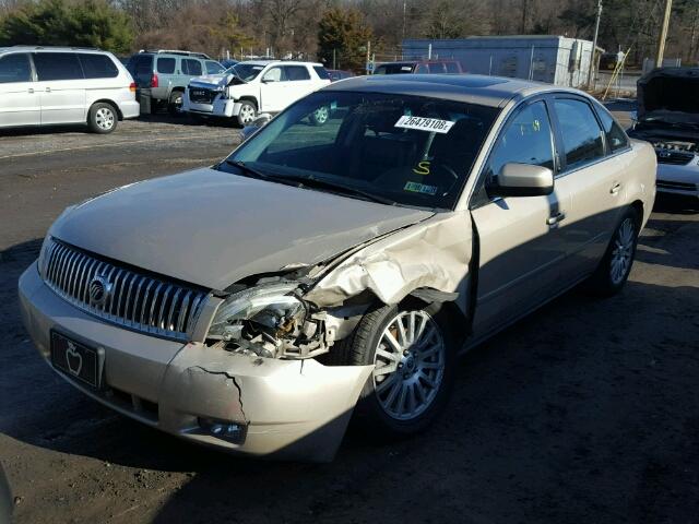 1MEFM42115G622180 - 2005 MERCURY MONTEGO PR BEIGE photo 2