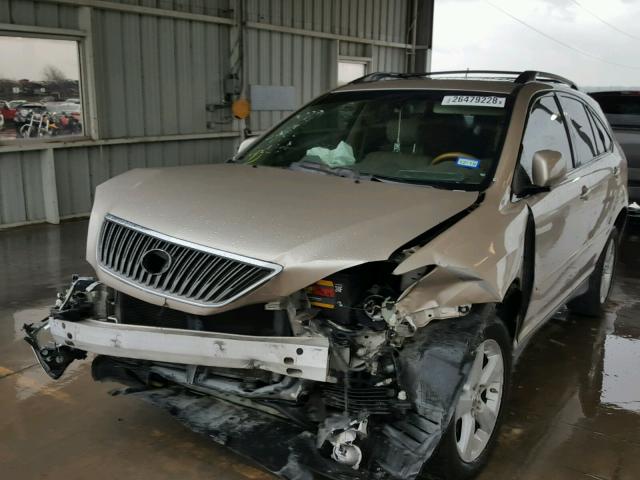 2T2HK31U97C018895 - 2007 LEXUS RX 350 TAN photo 2