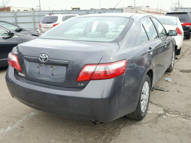 4T1BE46K07U533619 - 2007 TOYOTA CAMRY NEW GRAY photo 4