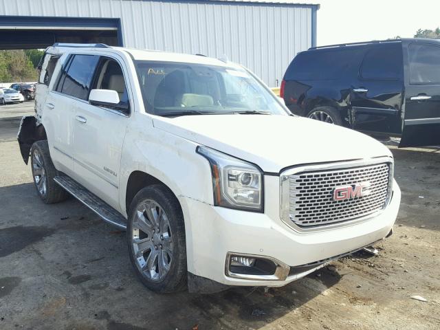 1GKS1CKJ5FR674344 - 2015 GMC YUKON DENA WHITE photo 1