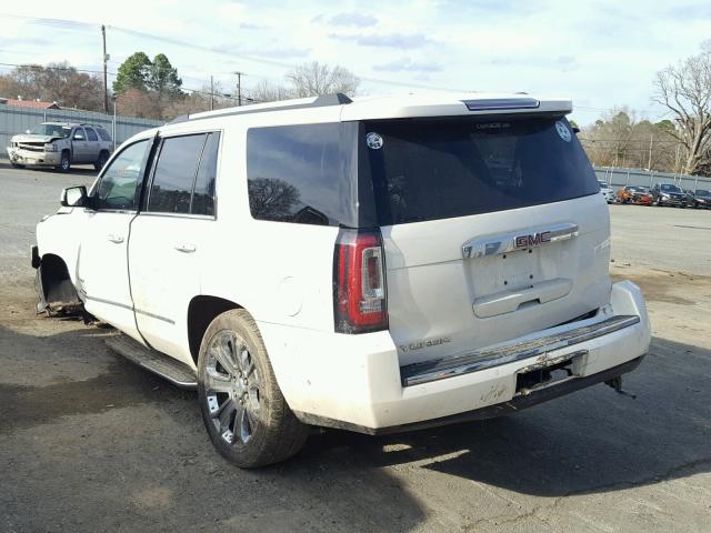 1GKS1CKJ5FR674344 - 2015 GMC YUKON DENA WHITE photo 3