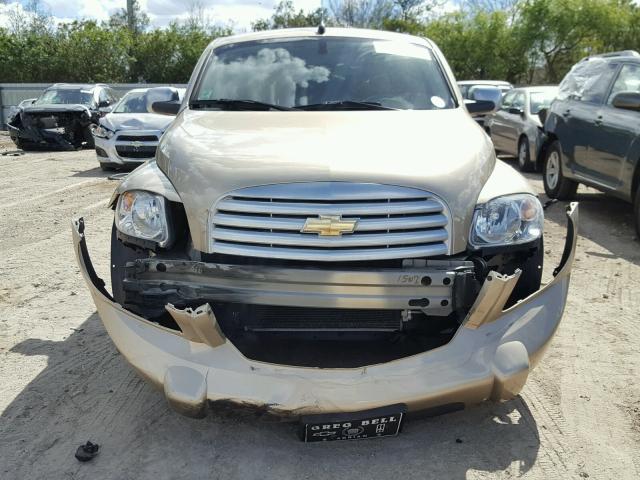 3GNDA23D57S568568 - 2007 CHEVROLET HHR LT GOLD photo 9