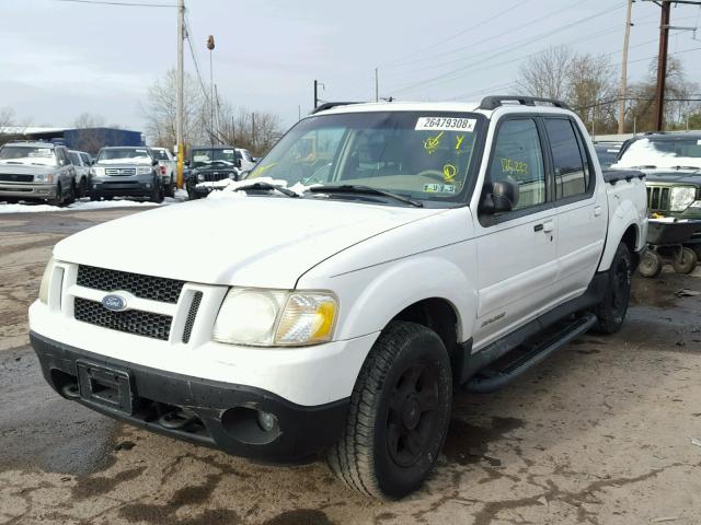1FMZU77E51UB39150 - 2001 FORD EXPLORER S WHITE photo 2